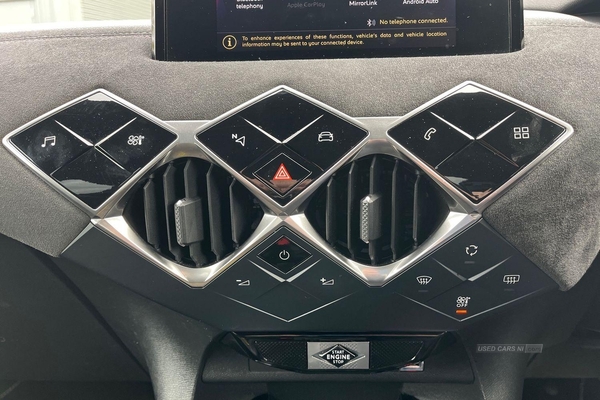 DS 3 1.2 PureTech 130 Performance Line 5dr EAT8 - CRUISE CONTROL, RAIN SENSING WIPERS, DIGITAL CLUSTER, APPLE CARPLAY, TOUCHSCREEN CLIMATE CONTROL in Antrim