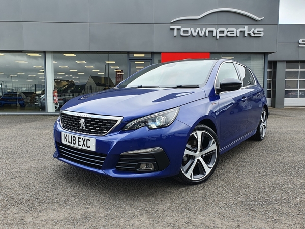 Peugeot 308 BLUE HDI S/S GT LINE ONLY 29K PANORAMIC ROOF REVERSE CAMERA SAT NAV in Antrim