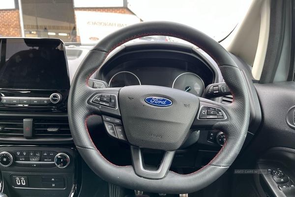 Ford EcoSport 1.0 EcoBoost 125 ST-Line 5dr- Reversing Sensors, Sat Nav, Bluetooth, Cruise Control, Speed Limiter, Voice Control, Bluetooth in Antrim