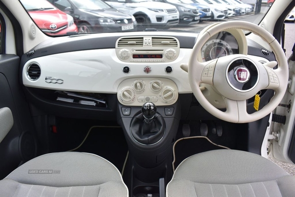 Fiat 500 1.2 LOUNGE 3d 69 BHP Full Service History in Down