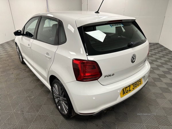 Volkswagen Polo 1.4 BLUEGT 5d 148 BHP Sports Seats, 17" Alloys in Down