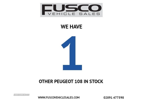 Peugeot 108 1.2 PURETECH ALLURE 3d 82 BHP Bluetooth, Alloys in Down