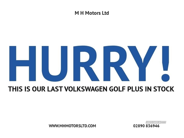 Volkswagen Golf Plus 1.6 SE TDI 5d 103 BHP TIMING BELT & WATER PUMP REPLACED in Antrim