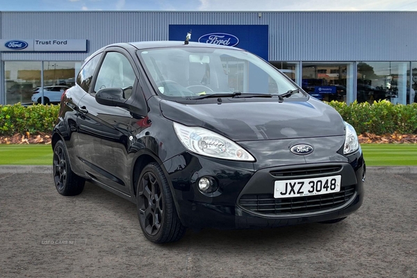 Ford Ka 1.2 Zetec Black Edition 3dr- Electric Windows, Bluetooth, Voice Control,, CD-Player, Start Stop in Antrim
