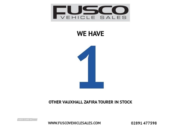 Vauxhall Zafira Tourer 1.4 SRI 5d 138 BHP DAB RADIO, BLUETOOTH in Down