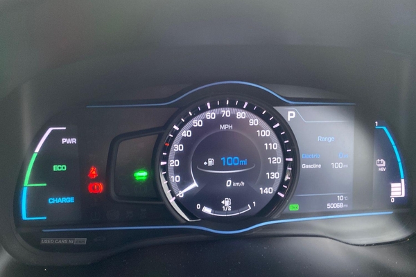 Hyundai Ioniq 1.6 GDi Plug-in Hybrid Premium 5dr DCT**8inch Touch Screen, Carplay, Cruise Control, Drive Mode Select, LED Lights, Rear Spoiler, Heated Seats** in Antrim
