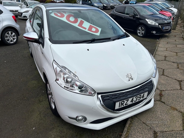 Peugeot 208 HATCHBACK SPECIAL EDITIONS in Antrim