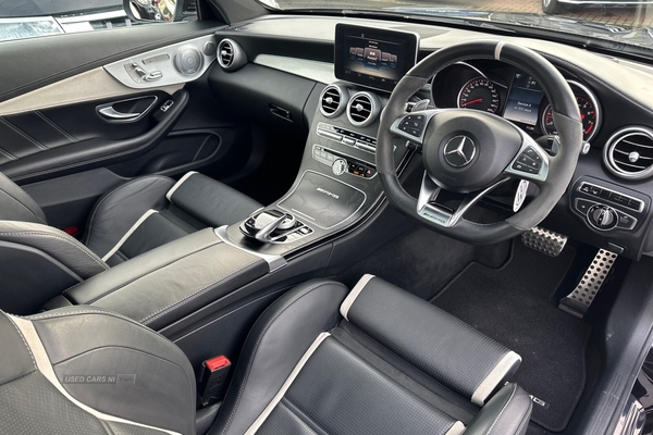 Mercedes C-Class 4.0 C63 V8 BiTurbo AMG S (Premium) SpdS MCT Euro 6 (s/s) 2dr in Tyrone
