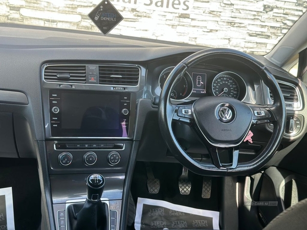 Volkswagen Golf SE NAVIGATION 1.6TDI 115BHP BLUEMOTION TECHNOLOGY LED DRLs, APP CONNECT, FRONT ASSIST in Tyrone