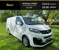 Vauxhall Vivaro 1.5 L2H1 2900 SPORTIVE S/S 101 BHP in Armagh