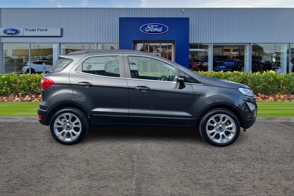 Ford EcoSport 1.0 EcoBoost 125 Titanium 5dr, Apple Car Play, Android Auto, Parking Sensors & Reverse Camera, Multimedia Screen, Sat Nav, DAB Radio in Derry / Londonderry