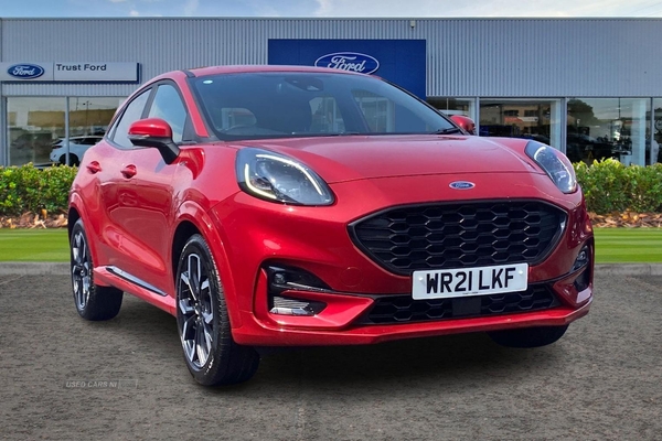 Ford Puma 1.0 EcoBoost Hybrid mHEV 155 ST-Line X 5dr **Lane Assist, Power Start, LED Lights, Privacy Glass, ST-Line Body Kit, Wireless Charging Pad** in Antrim