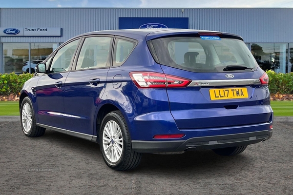 Ford S-Max 2.0 TDCi 150 Zetec 5dr [7 Seater] FRONT and REAR PARKING SENSORS, ON-SCREEN CLIMATE CONTROL, SAT NAV, PUSH BUTTON START, POWER FOLDING DOOR MIRRORS in Antrim