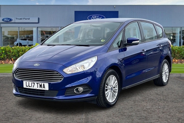 Ford S-Max 2.0 TDCi 150 Zetec 5dr [7 Seater] FRONT and REAR PARKING SENSORS, ON-SCREEN CLIMATE CONTROL, SAT NAV, PUSH BUTTON START, POWER FOLDING DOOR MIRRORS in Antrim