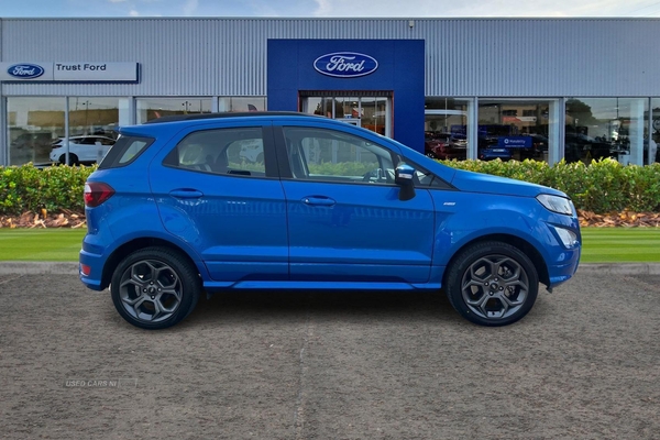 Ford EcoSport 1.0 EcoBoost 125 ST-Line 5dr - CRUISE CONTROL with SMART SPEED LIMITER, RAIN SENSING WIPERS, REAR CAM wIth SENSORS, SAT NAV, APPLE CARPLAY and more in Antrim