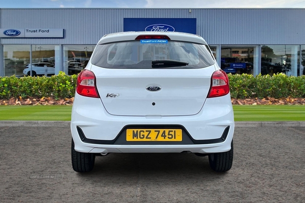 Ford Ka 1.2 Zetec 5dr - APPLE CARPLAY & ANDROID AUTO READY, CRUISE CONTROL, BLUETOOTH w, VOICE COMMANDS, AIR CON, AUTO STOP/START FUNCTION in Antrim