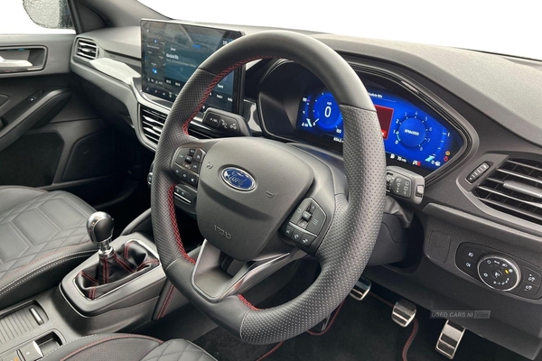Ford Focus ST-LINE X EDITION MHEV 5dr **TrustFord Demonstrator** DOOR EDGE GUARDS, HEAT FRONT SEATS & STEERING WHEEL, CRUISE CONTROL, DIGITAL CLUSTER in Antrim