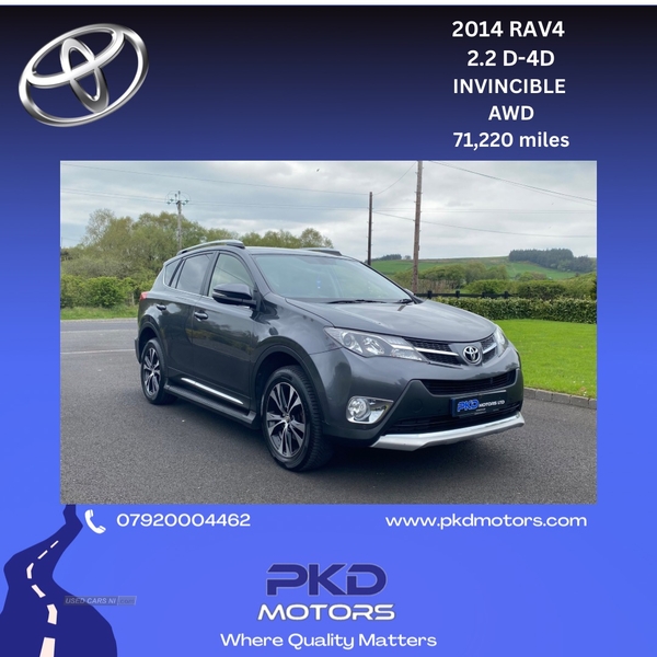 Toyota RAV4 DIESEL ESTATE in Tyrone