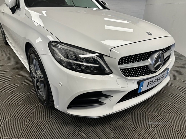 Mercedes-Benz C-Class 1.5 C 200 AMG LINE MHEV 2d 181 BHP HEATED LEATHER FRONT SEATS! in Down