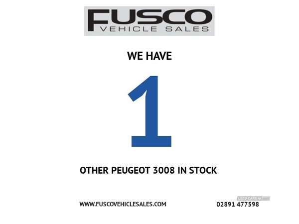 Peugeot 3008 1.6 BLUEHDI S/S ALLURE 5d 120 BHP Reverse Camera, Sat Nav in Down