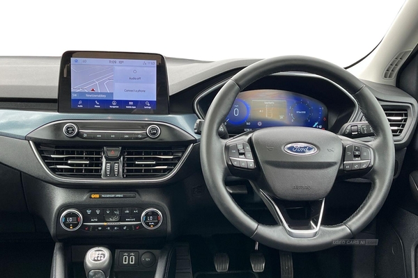 Ford Focus 1.0 EcoBoost Hybrid mHEV 125 Active X Edition 5dr - GLASS PANORAMIC ROOF, HEATED FRONT SEATS and STEERING WHEEL, KEYLESS GO, DIGITAL CLUSTER, SAT NAV in Antrim