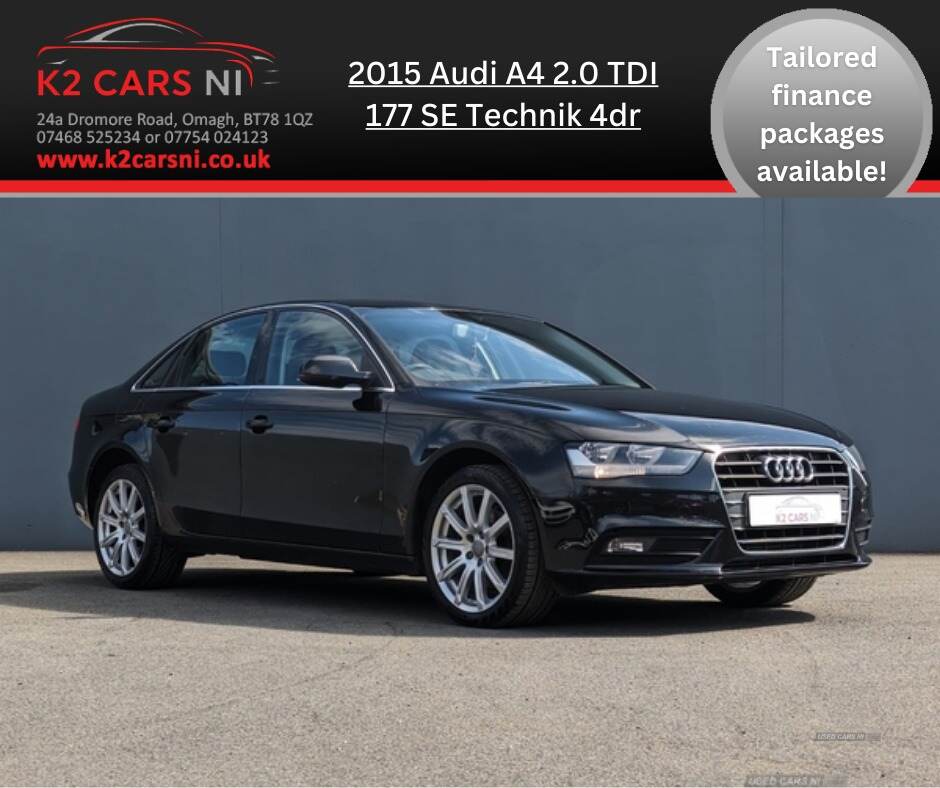 Audi A4 DIESEL SALOON in Tyrone