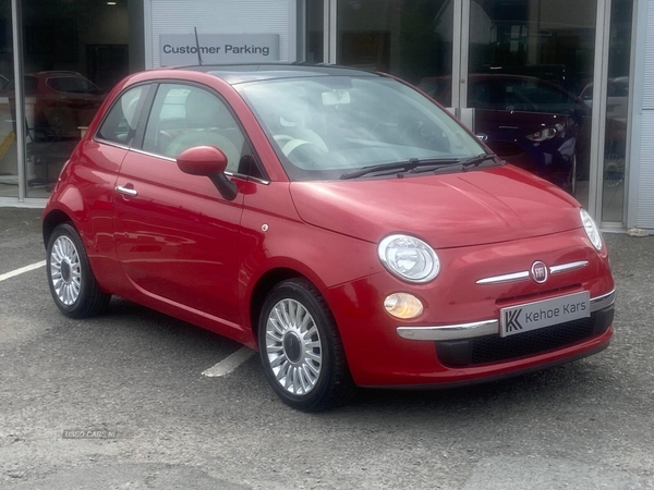 Fiat 500 1.2 Lounge Euro 4 3dr in Down
