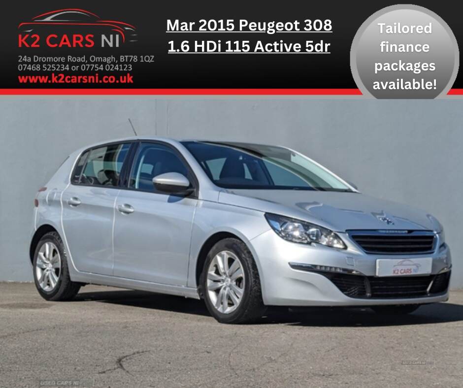 Peugeot 308 DIESEL HATCHBACK in Tyrone