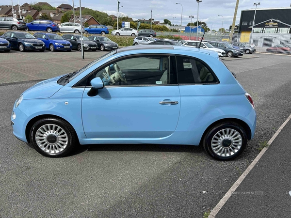Fiat 500 1.2 Lounge 3dr [Start Stop] in Down