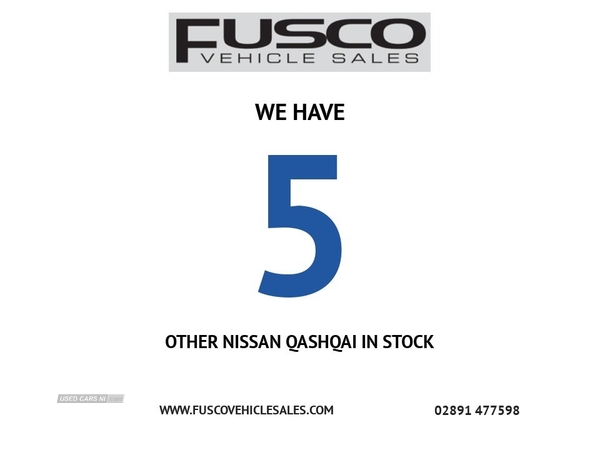 Nissan Qashqai 1.5 DCI TEKNA 5d 114 BHP SAT NAV, REVERSE CAMERA,BLUETOOTH in Down