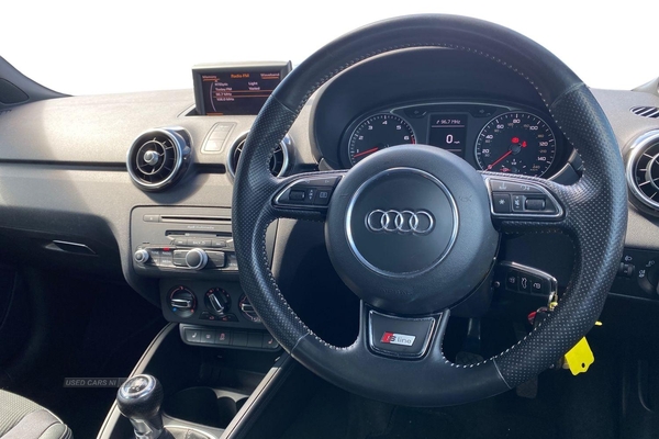 Audi A1 1.4 TFSI S Line 5dr**Part-Leather, Bluetooth, Sport Suspension, Voice Control, ISOFIX, Sport Seats, 17inch Alloys, Door Sill Protector** in Antrim