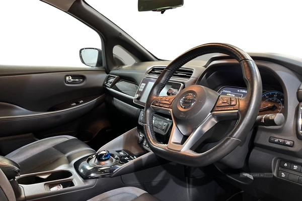 Nissan LEAF 110kW Tekna 40kWh 5dr Auto- Heated Seats & Wheel, Parkin Sensors & Wheel, Camera Mirror, Park Assist, Cruise Control in Antrim