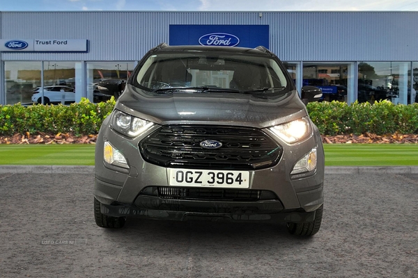 Ford EcoSport 1.0 EcoBoost 125 ST-Line 5dr- Reversing Sensors & Camera, Apple Car Play, Cruise Control, Speed Limiter, Voice Control, Start Stop, Sat Nav in Antrim