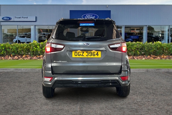Ford EcoSport 1.0 EcoBoost 125 ST-Line 5dr- Reversing Sensors & Camera, Apple Car Play, Cruise Control, Speed Limiter, Voice Control, Start Stop, Sat Nav in Antrim