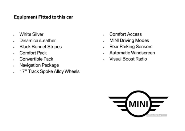MINI Convertible 1.5 Cooper Sport 2dr in Antrim
