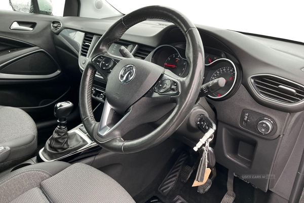 Vauxhall Crossland ELITE 5dr - HEATED FRONT SEATS and STEERING WHEEL, REVERSING CAMERA with FRONT & REAR SENSORS, HEATED WINDSCREEN, AUTO HIGH BEAM, HILL HOLD CONTROL in Antrim