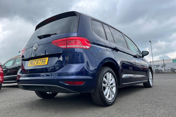 Volkswagen Touran SE FAMILY TSI 5DR **Full Service History** 12 MONTH MOT, GLASS OPENING PANORAMIC ROOF with BLIND, 7 SEATS, PARKING SENSORS, SAT NAV, CRUISE CONTROL in Antrim