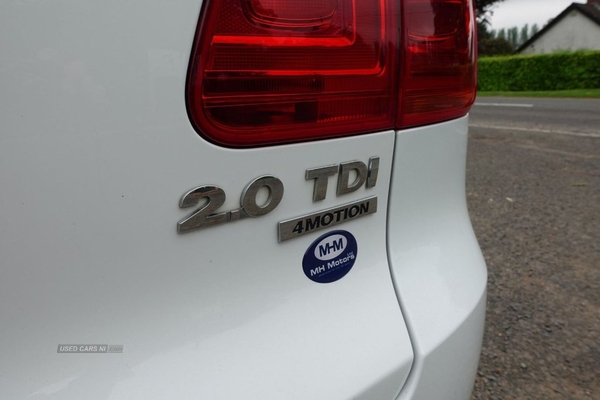 Volkswagen Tiguan MATCH EDITION TDI BMT CRUISE CONTROL / SAT NAV in Antrim