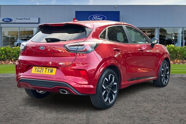 Ford Puma 1.0 EcoBoost Hybrid mHEV ST-Line X 5dr - B&O PREMIUM AUDIO, CRUISE CONTROL, DIGITAL CLUSTER, REAR SENSORS, WIRELESS CHARGING PAD, SAT NAV and more in Antrim