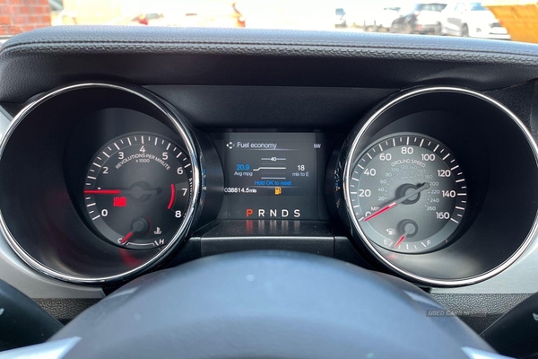 Ford Mustang 5.0 V8 GT [Custom Pack] 2dr Auto**One Year Warranty**Full Service History + MOT'd to 14/4/2025** HEATED / COOLED FRONT SEATS, AMBIENT LIGHTING in Antrim