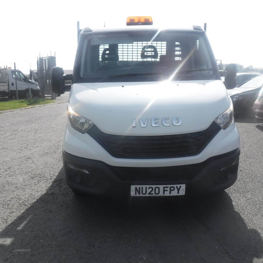 Iveco 35-140 dropside tipper with twin rear wheels. in Down