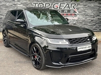 Land Rover Range Rover Sport SVR CARBON 5.0 V8 SUPERCHARGED 575BHP JLR WARRANTY UNTIL JUNE 2025 in Tyrone