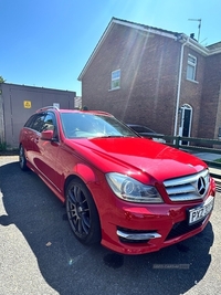Mercedes C-Class C220 CDI BlueEFFICIENCY AMG Sport Plus 5dr Auto in Armagh