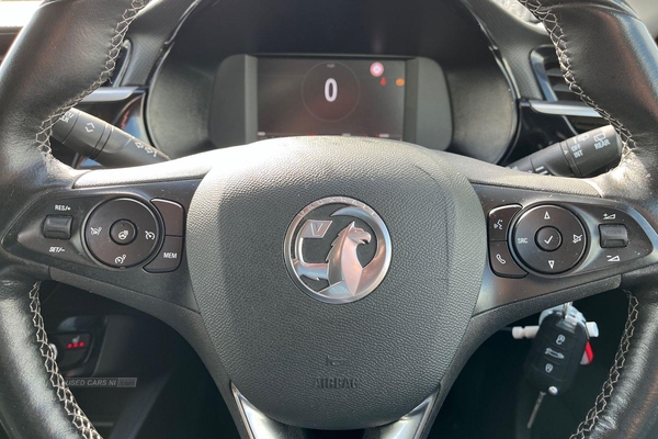 Vauxhall Corsa Elite Edition 5dr - APPLE CARPLAY & ANDROID AUTO, HEATED FRONT SEATS & STEERING WHEEL, CRUISE CONTROL, PARKING SENSORS and REVERSING CAMERA in Antrim