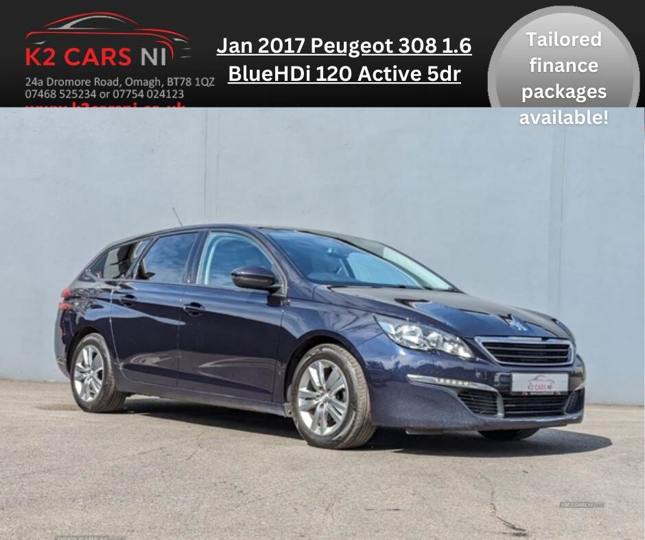 Peugeot 308 DIESEL SW ESTATE in Tyrone