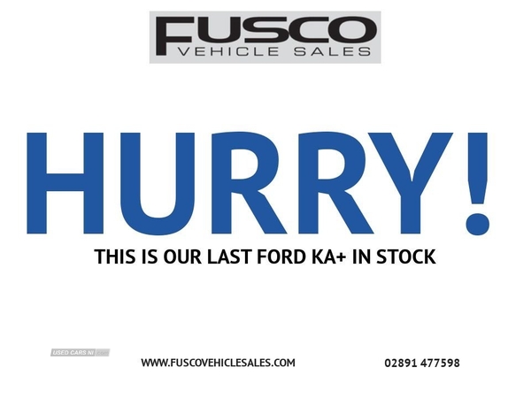 Ford Ka 1.2 ACTIVE 5d 84 BHP Cruise Control, DAB Radio in Down
