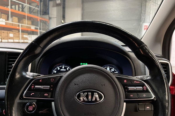 Kia Sportage 1.6 GDi ISG Edition 25 5dr- Electric Parking Brake with Auto Hold, Parking Sensors & Camera, Heated Front Seats & Wheel, Cruise Control in Antrim