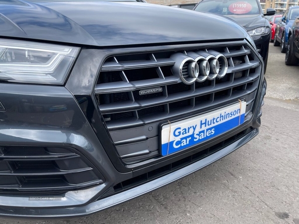 Audi Q5 2.0 TDI QUATTRO S LINE AUTO 5d 188 BHP ONLY 74512 MILES FULL AUDI HISTORY in Antrim