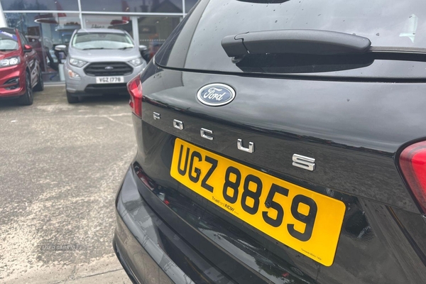 Ford Focus 1.0 EcoBoost 125 ST-Line Edition 5dr Auto- Parking Sensors, Sat Nav, Cruise Control, Speed Limiter, Lane Assist, Voice Control, Start Stop in Antrim