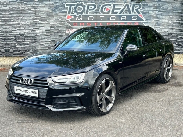 Audi A4 S-LINE S-TRONIC AUTO 2.0TDI 190BHP **BLACK EDITION STYLING** SAT NAV, 3 ZONE CLIMATE CONTROL in Tyrone